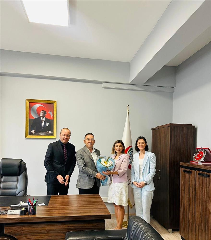 Dekanımız Prof. Dr. Nurşah Başol, Yalova Vali Yardımcısı Osman SARI’yı Makamında Ziyaret Etti