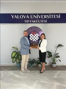 Yalova İl Sağlık Müdürü ve Yalova Eğitim ve Araştırma Hastanesi Başhekiminden Fakültemize Ziyaret