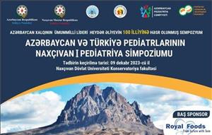 Prof. Dr. Vefik ARICA, ''1. Nahcivan Pediatri Sempozyumu''na Katıldı
