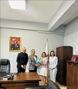 Dekanımız Prof. Dr. Nurşah Başol, Yalova Vali Yardımcısı Osman SARI’yı Makamında Ziyaret Etti