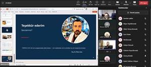 TÜBİTAK 2219 ile Yurt Dışı Araştırma Deneyimi Konulu Çevrim İçi Sunum Gerçekleştirildi