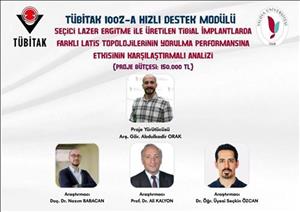Two Projects Involving Dr. Seçkin Özcan as a Researcher Receive Support from TÜSEB and TÜBİTAK
